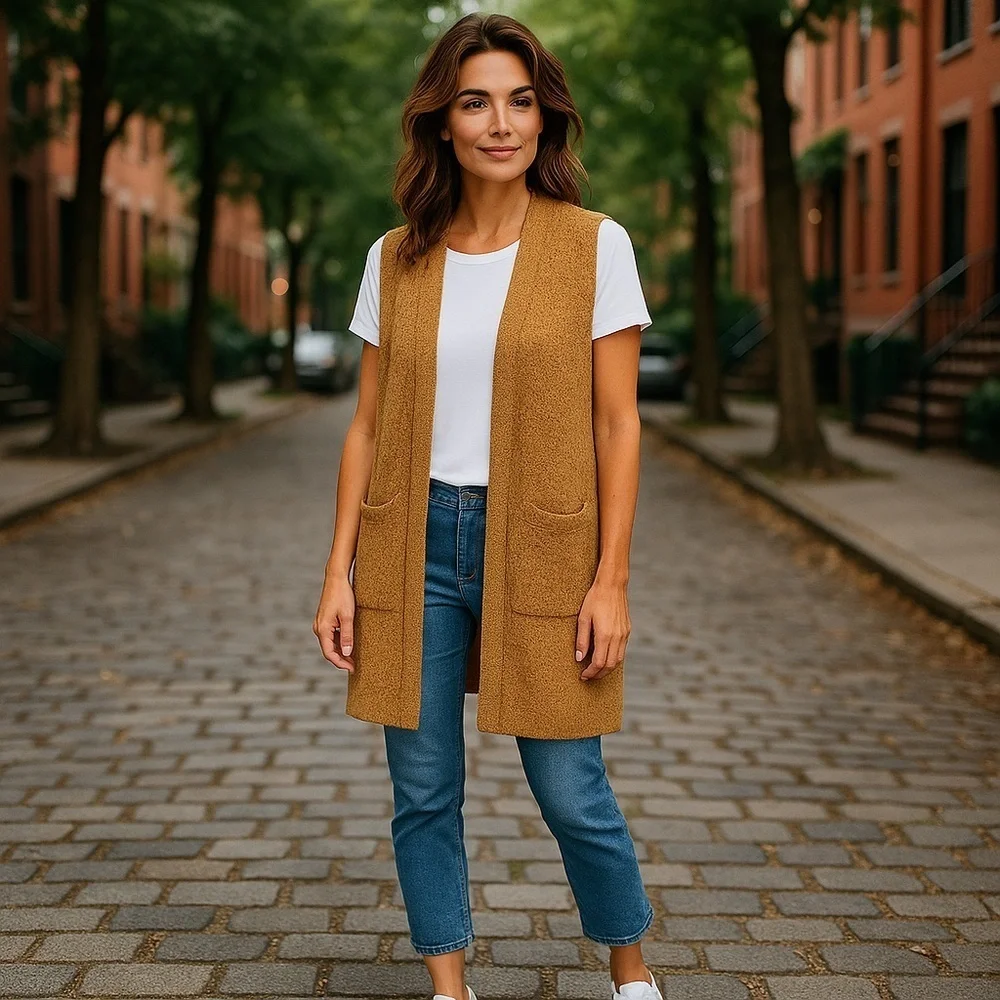 ❄️ Cato | Teddy Duster Sweater Burlap Cardigan Boho Fall